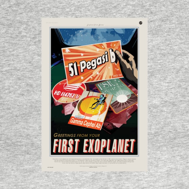 Exoplanet NASA Poster by Redbooster